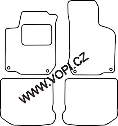 Autokoberce Seat Toledo 1999 - 2004 Autofit (4209)